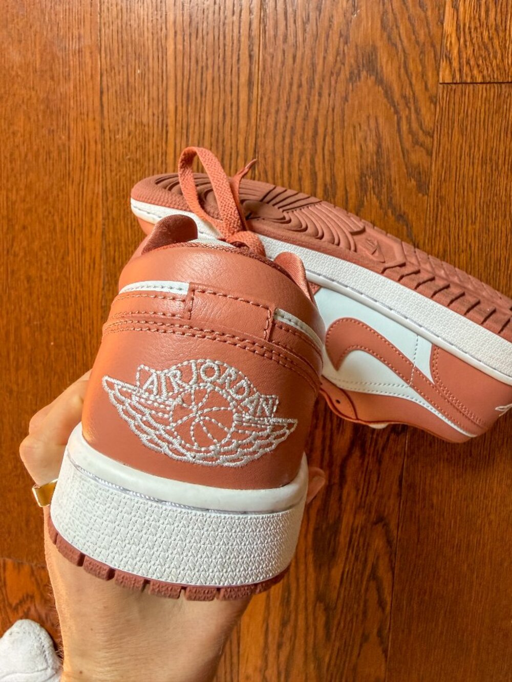 Nike Air Jordan 1 Low Sky J Orange Pure Platinum Women's Size 10 - Picture 3 of 8